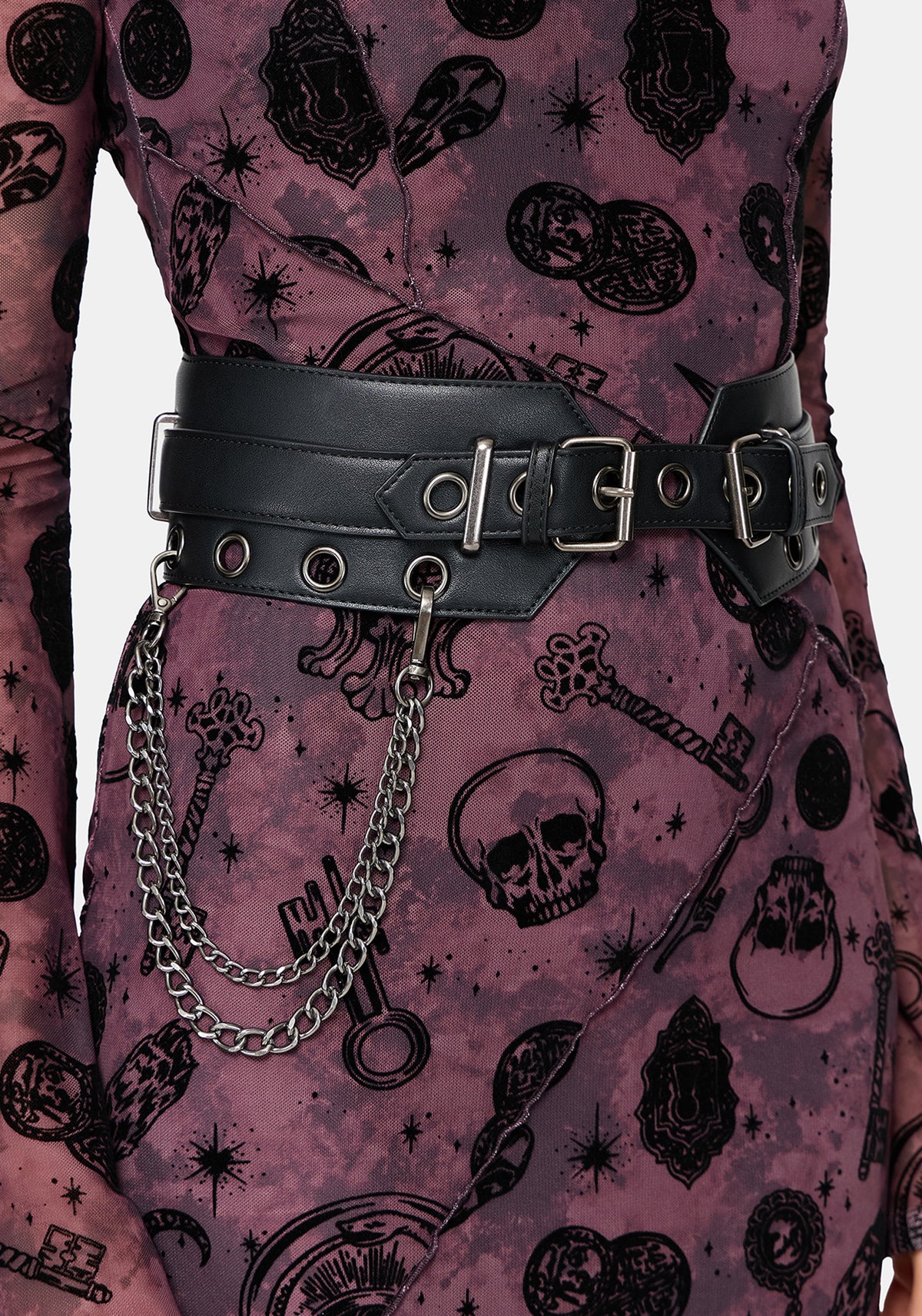 Anneka Eyelet Chain Waist Belt