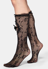 Luliya Lace Portrait Socks