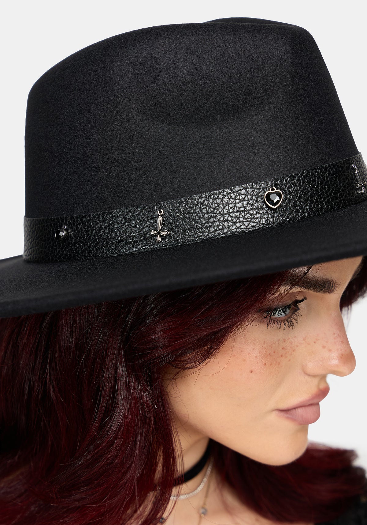 Prudy Charm Ribbon Fedora Hat