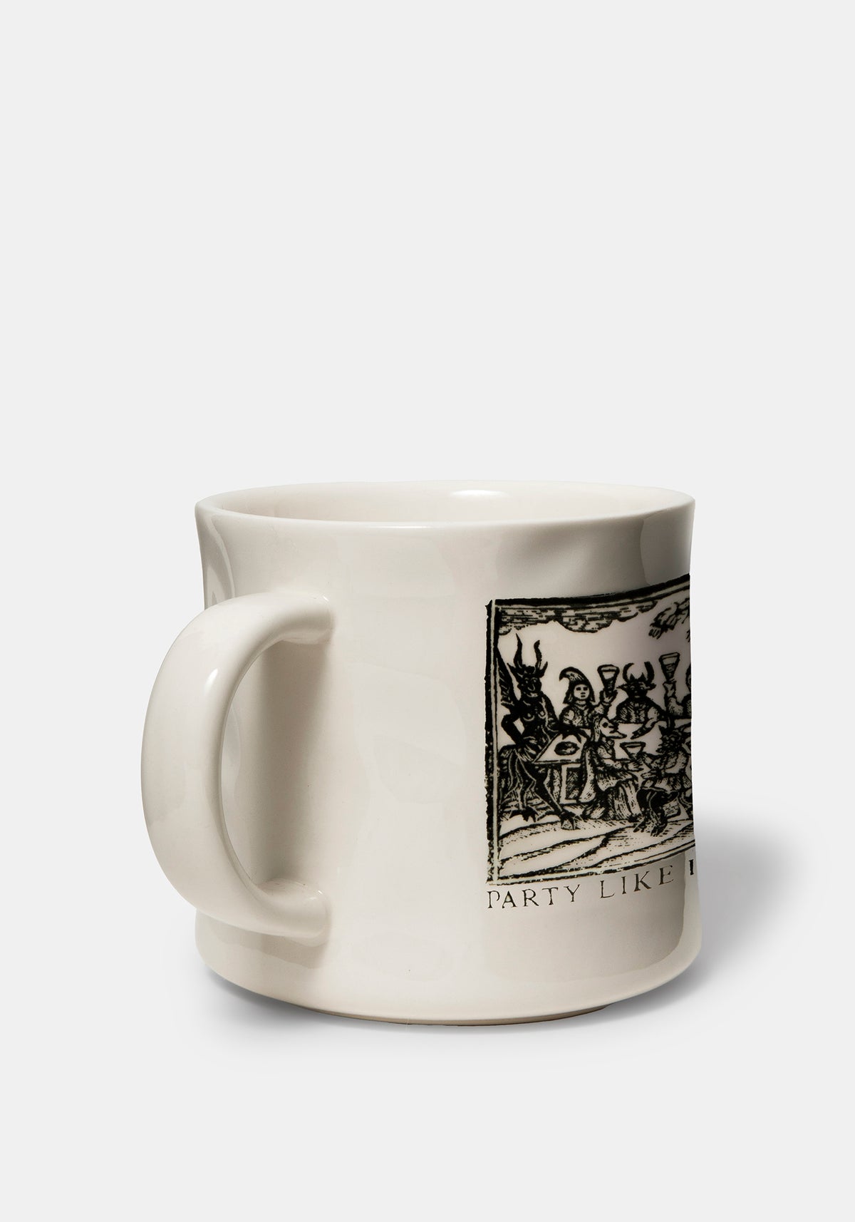 Party Woodcut Mug