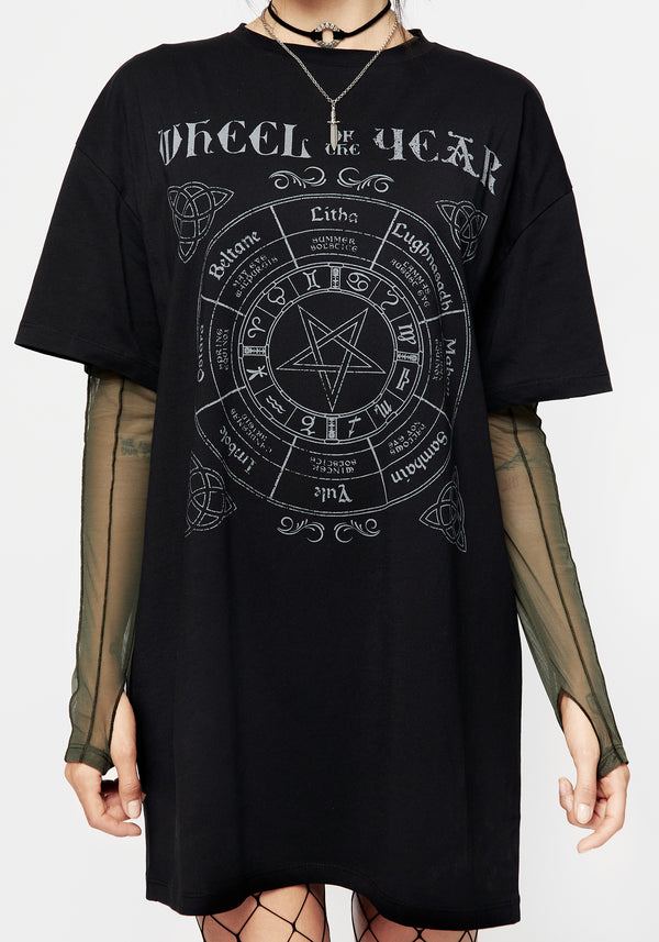 Sabbat Graphic Tee Dress