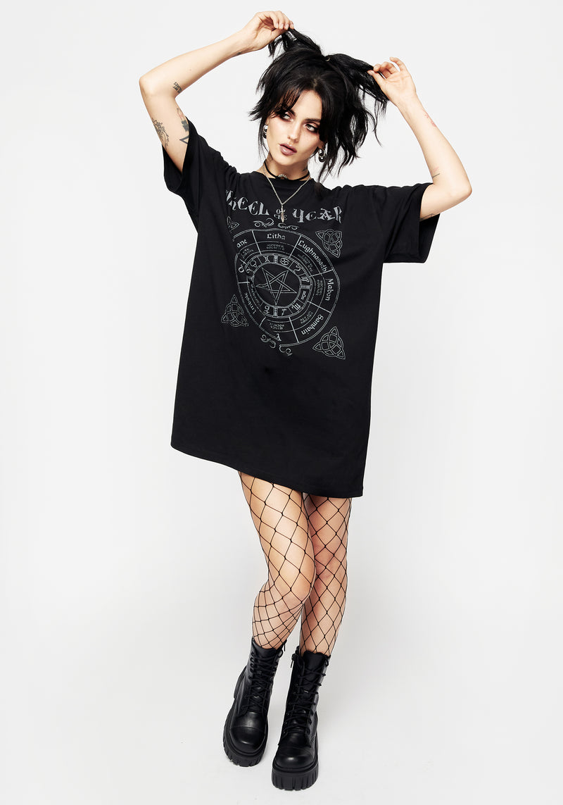 Sabbat Graphic Tee Dress