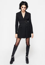 Ruthless Wrap Tailored Blazer Dress