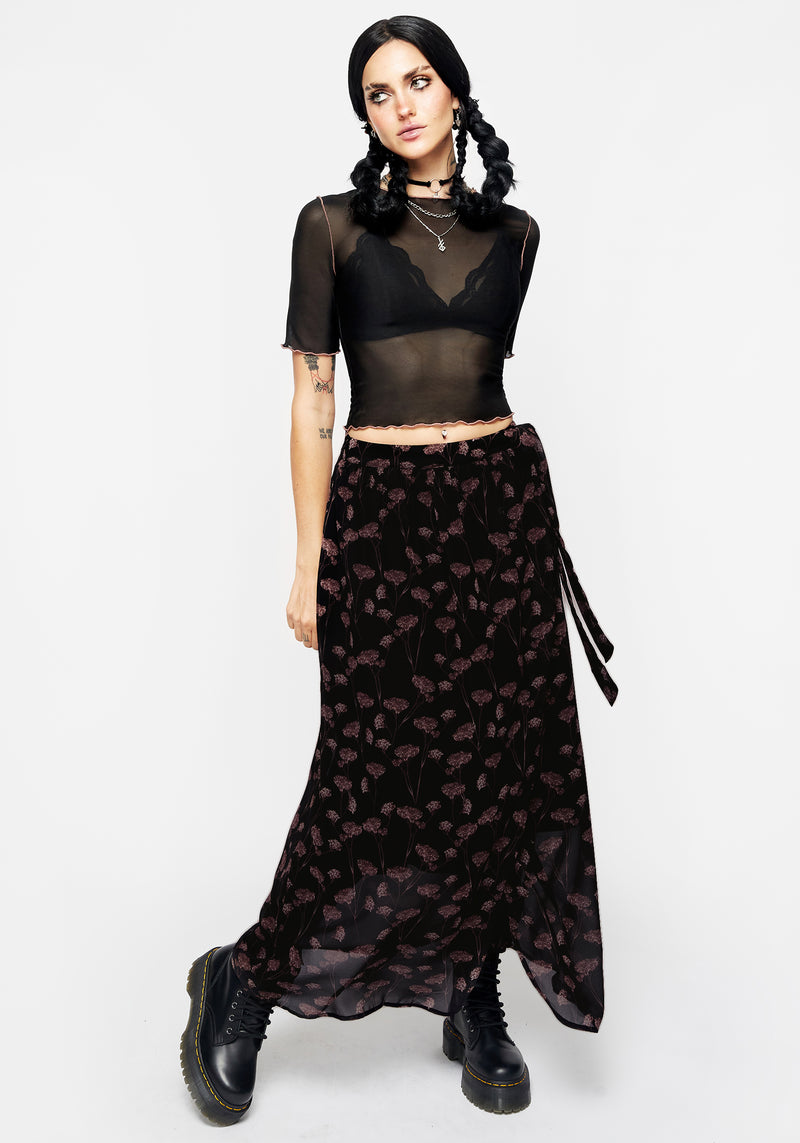 Judas Wrap Midaxi Skirt