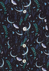 Diana Moon Moth Button Up Top