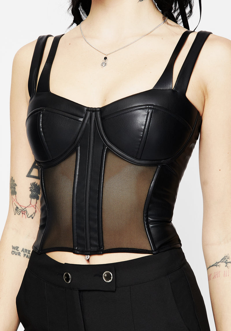 Loretta Mesh Cut Out Corset