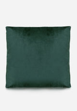 Faefire Celestial Mushrooms Velvet Cushion - Evergreen