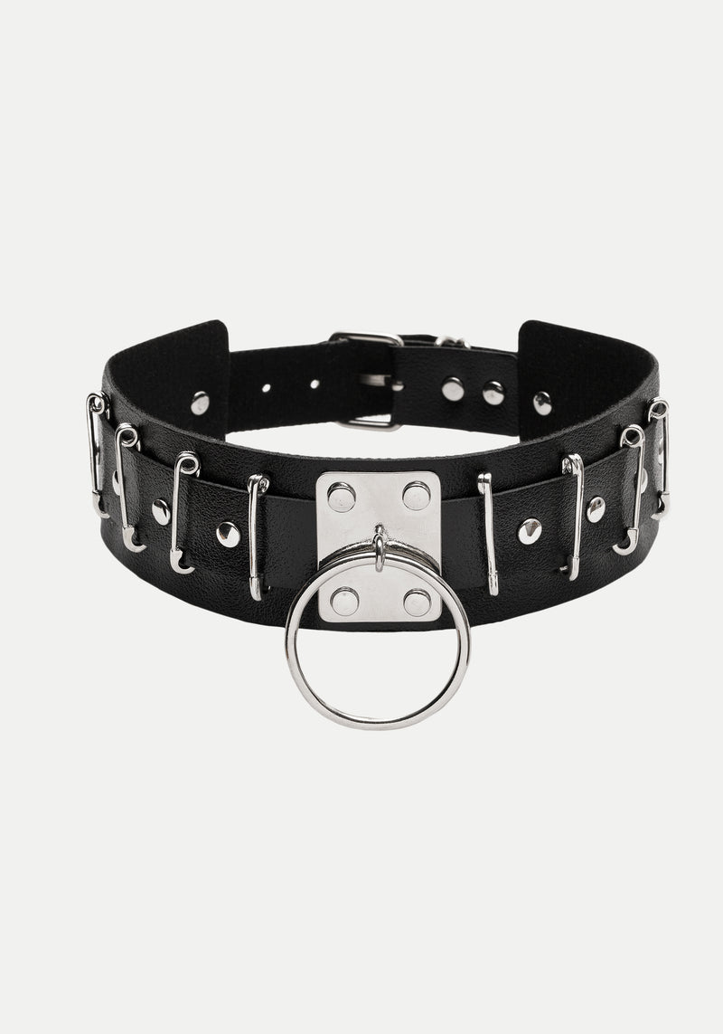 Domina Faux Leather Choker