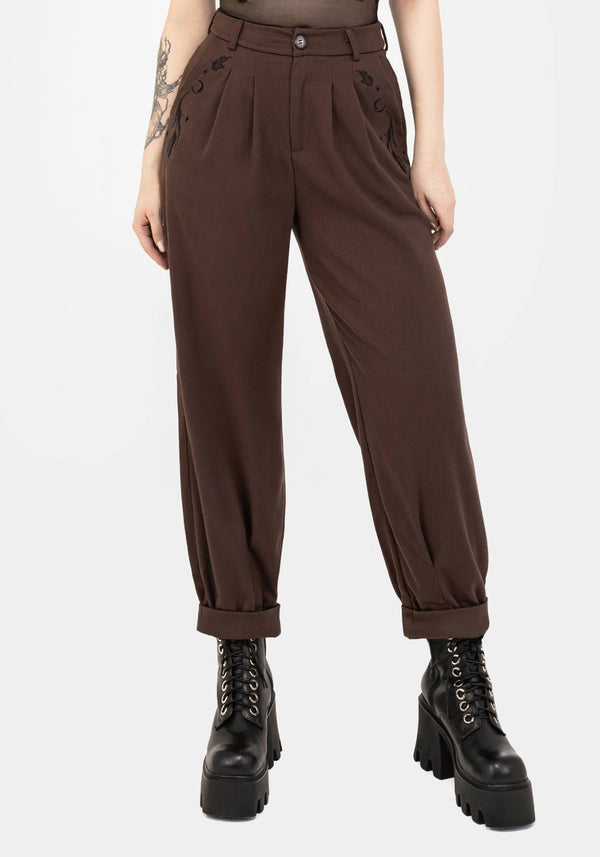 Dianne Embroidered Balloon Trousers