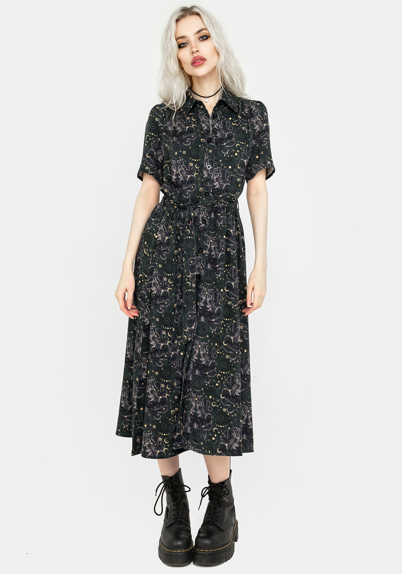 Cailleach Midi Shirt Dress