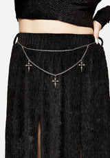 Thekla Co-Ord Split Maxi Skirt With Charm Belt