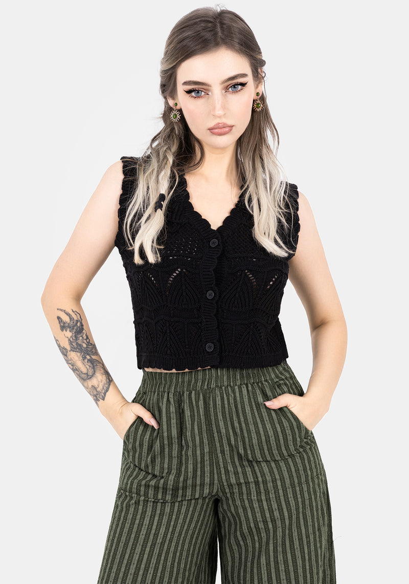 Belleville Sleeveless Knit Waistcoat