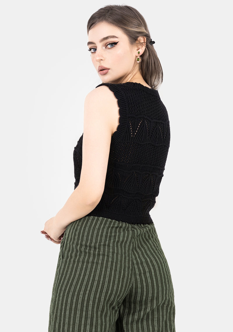 Belleville Sleeveless Knit Waistcoat
