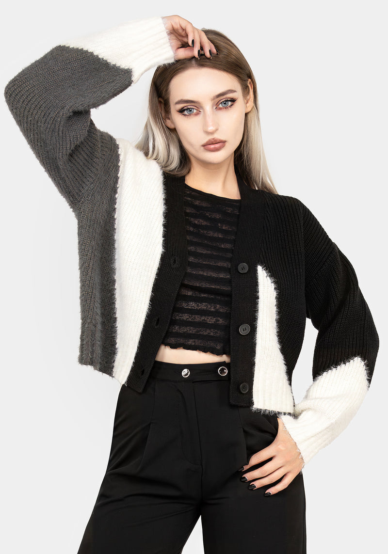 Parallax Stripe Knit Cardigan