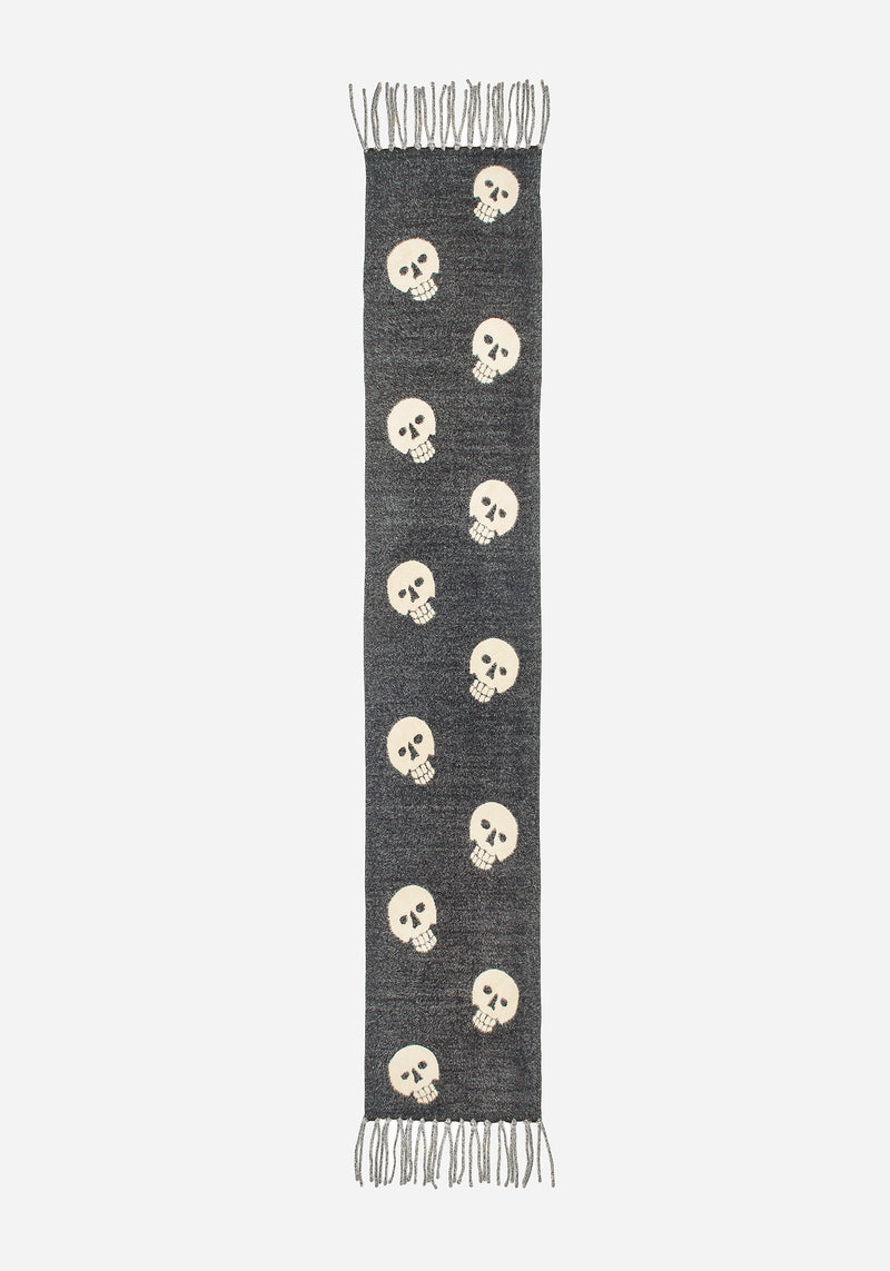 Crania Skull Knit Scarf