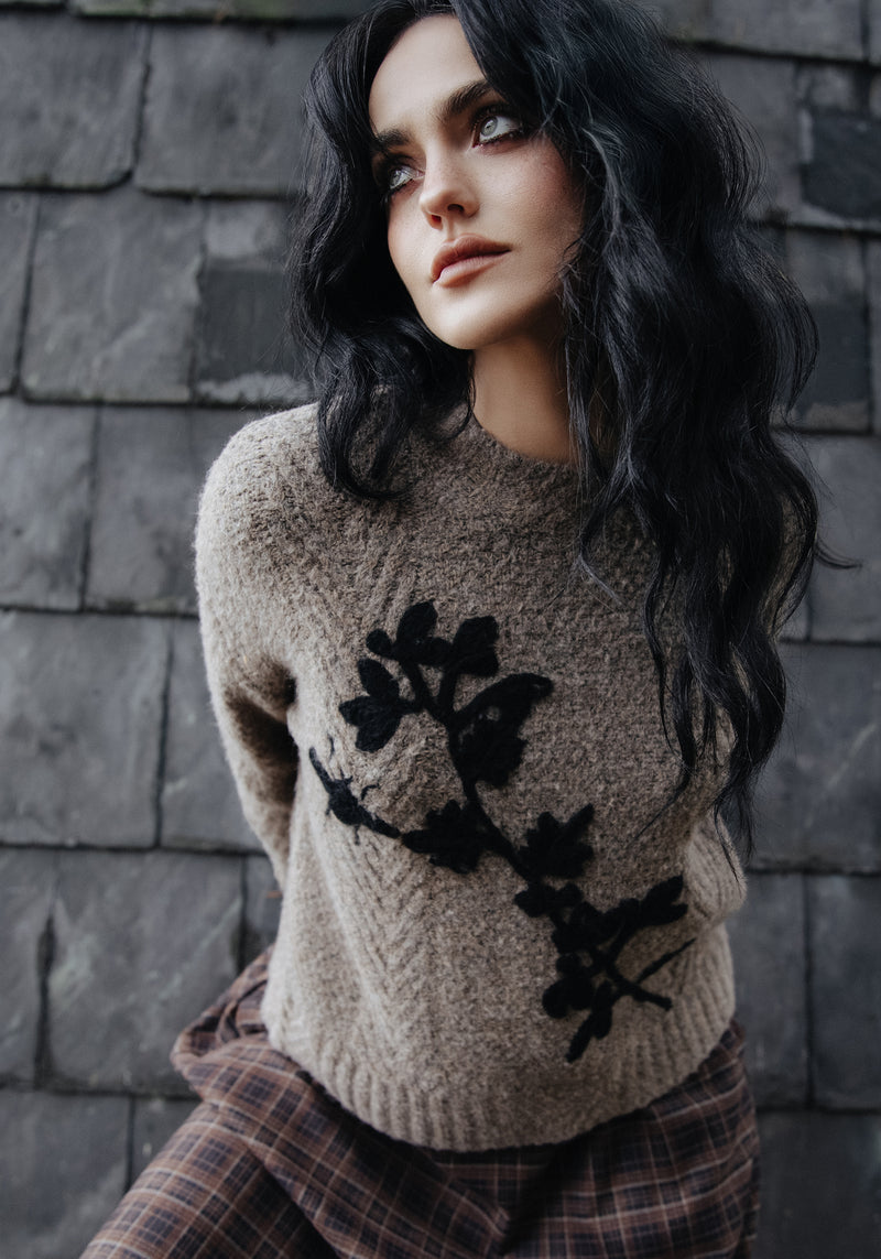 Deathwatch Floral Beetle Knit Jumper