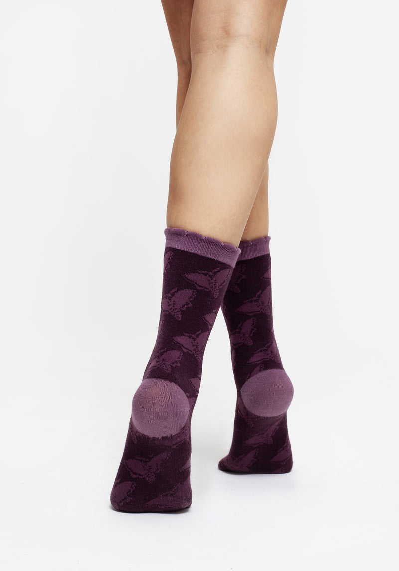 Mortmoth Jacquard Knit Socks