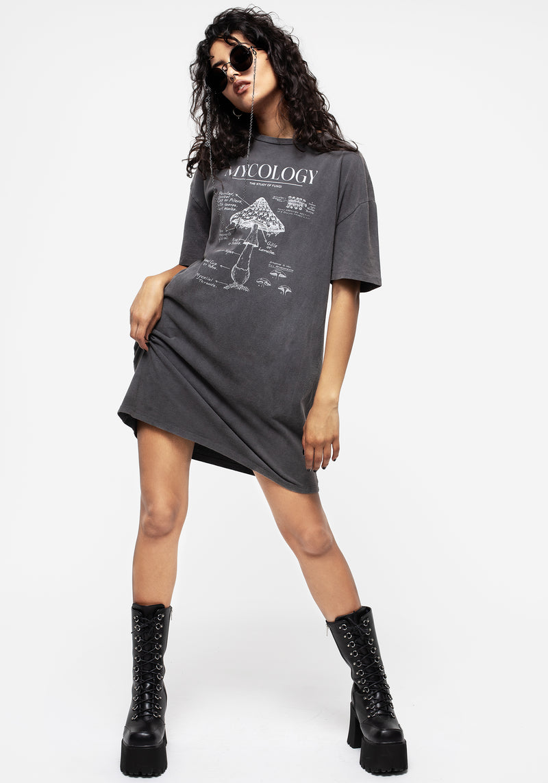 Mycology Graphic Print Tee Dress