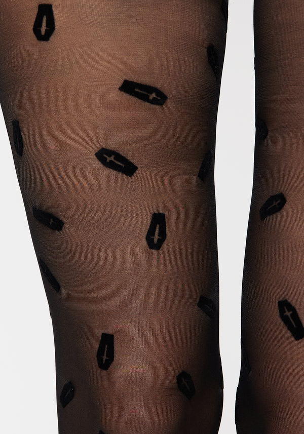 Catacomb Flocked Tights