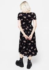 Carrion Puff Sleeve Midi Dress