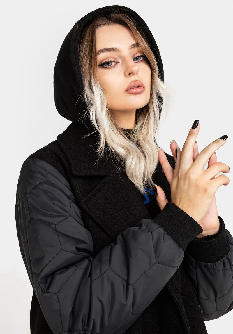 Prism Longline Bomber Coat