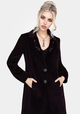 Dianne Embroidered Duster Coat