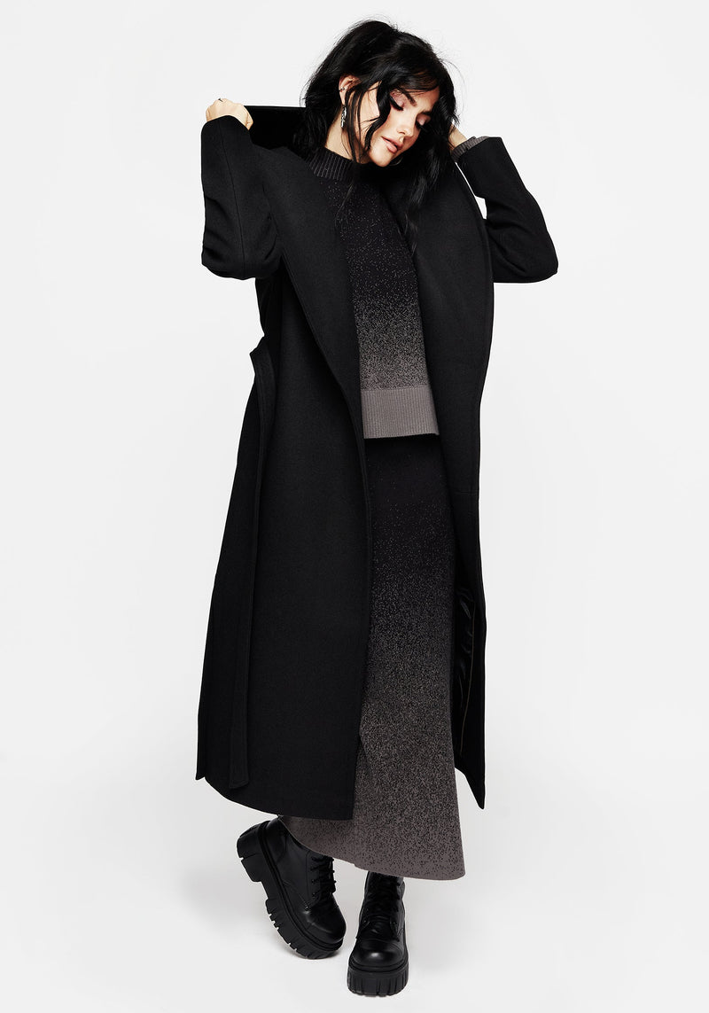 Catacomb Hooded Belted Coat