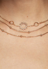 Helios Choker - Gold