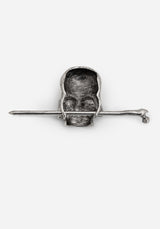 Skull Hair Slide with Pin