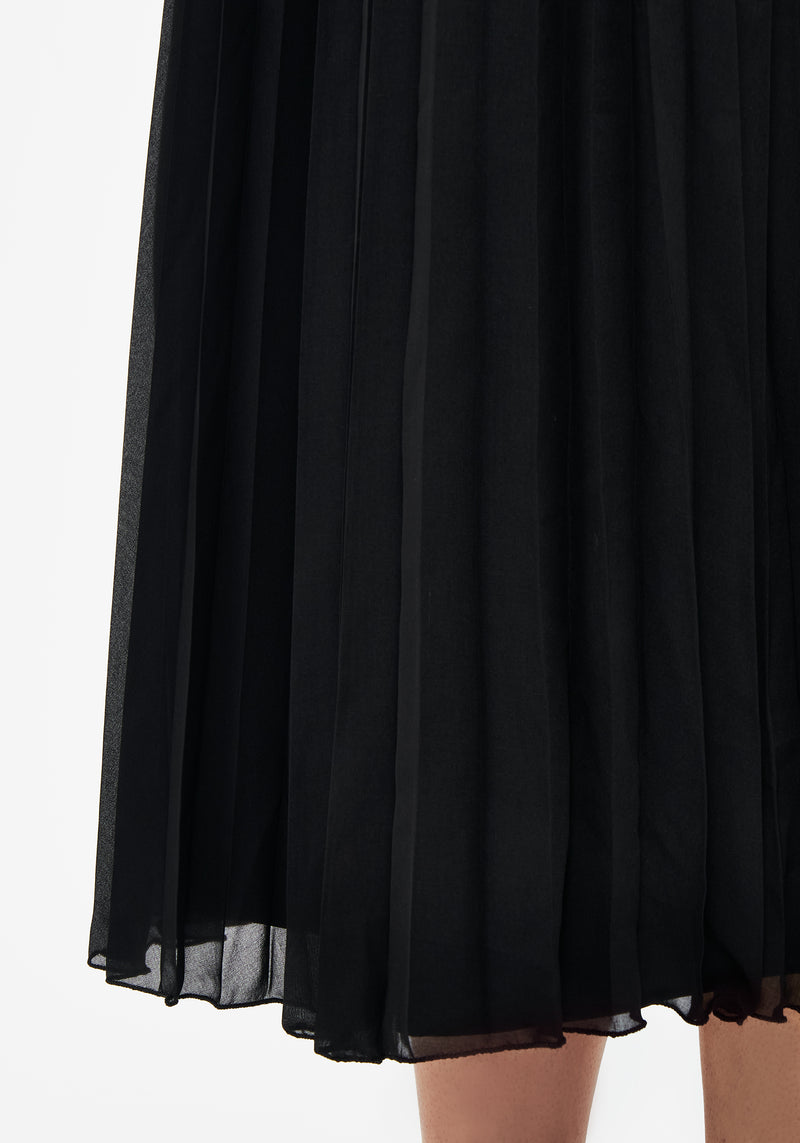 Paridamie Pleated Midi Skirt