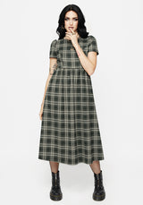 Tulisa Check Midi Dress