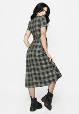 Tulisa Check Midi Dress