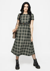 Tulisa Check Midi Dress