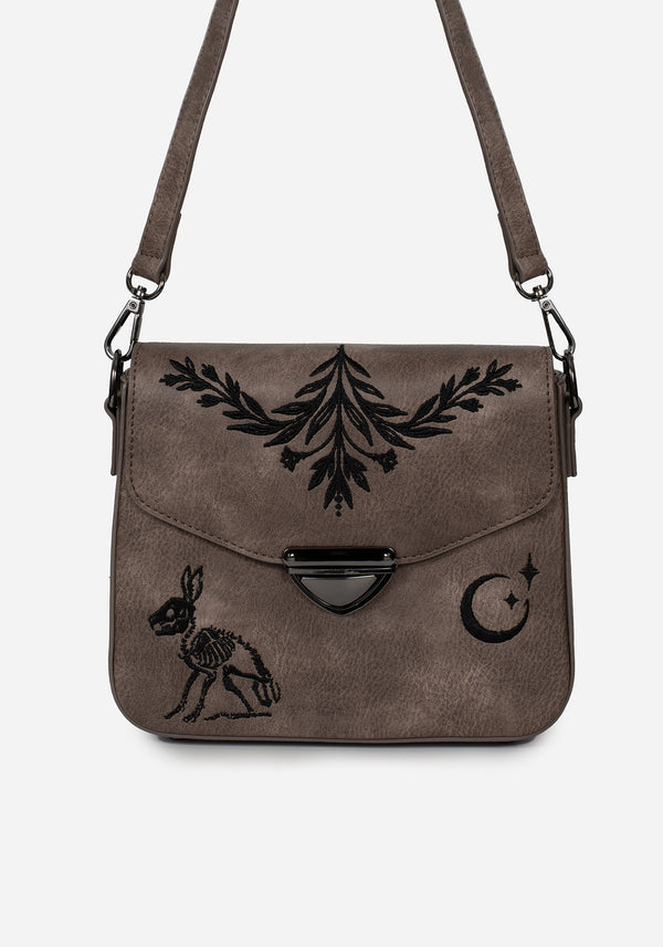 Hester Embroidered Mini Satchel Bag