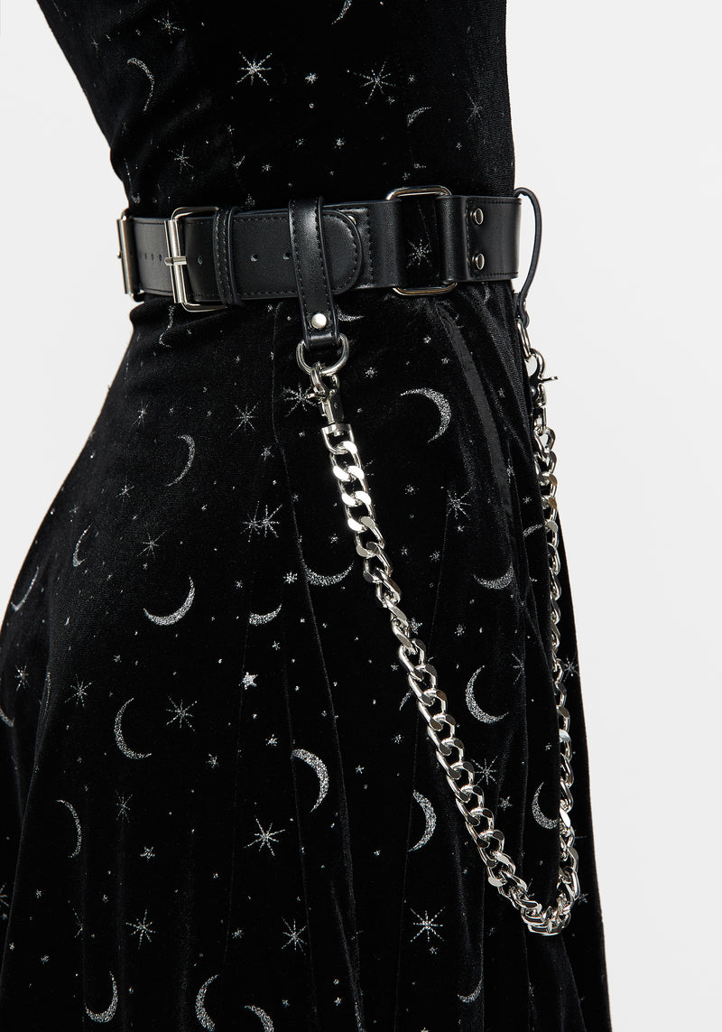 Mettle Double Buckle Chain Waist Belt