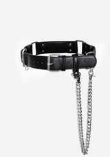 Mettle Double Buckle Chain Waist Belt