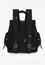 Osmunda Fern Embroidered Satchel Backpack