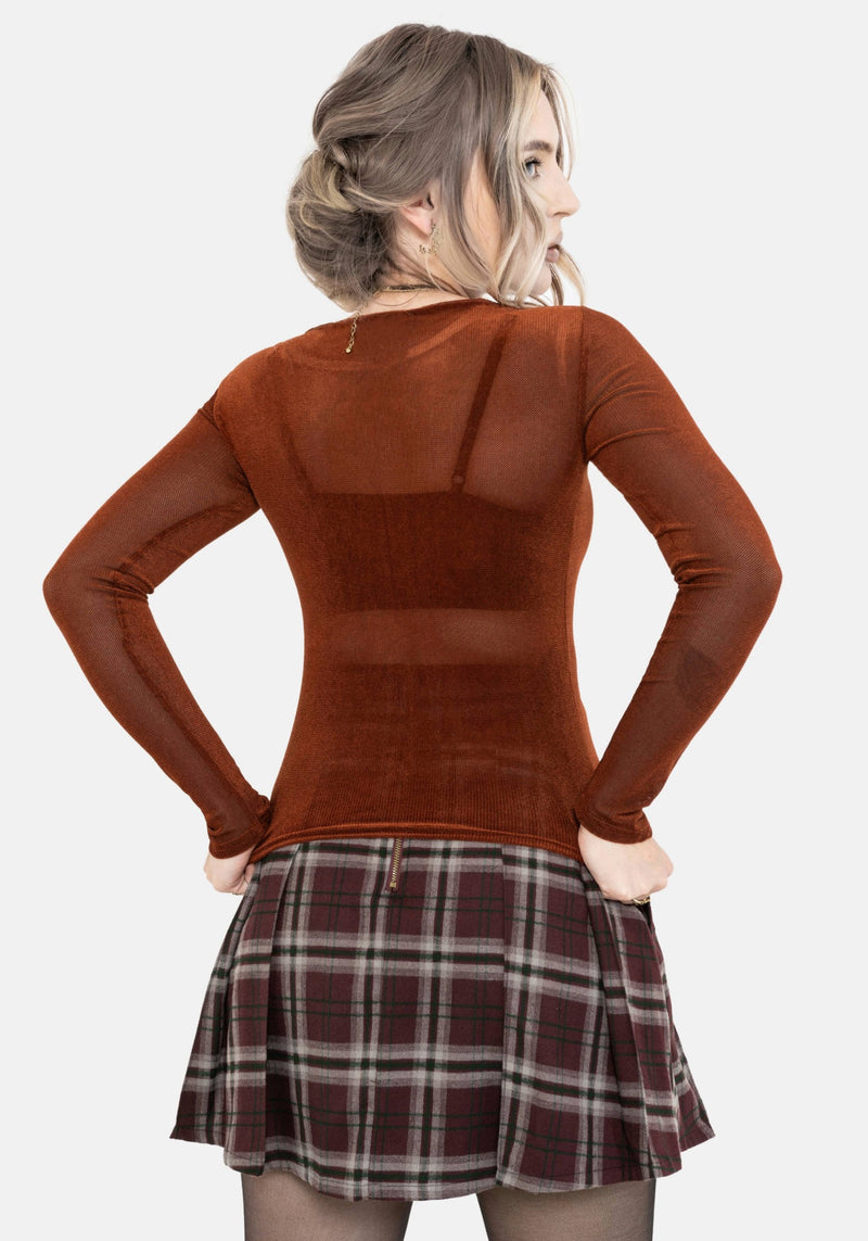 Soulthorn Long Sleeve Mesh Top