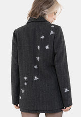 Chrysina Beetle Sequin Embellished Relaxed Blazer