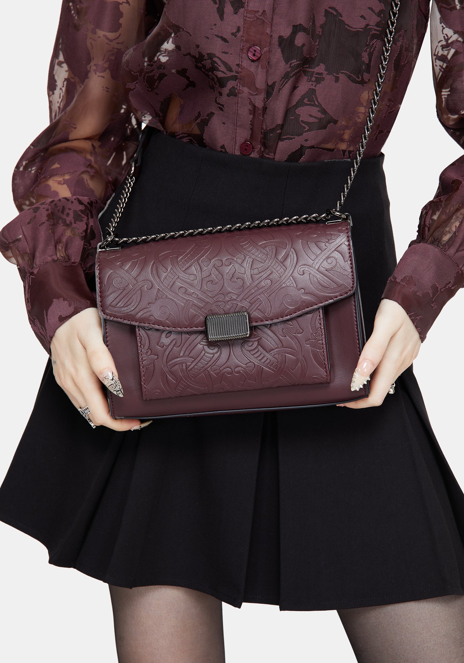 Celtic Dragon Cross Body