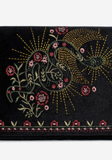 Kobra Snake Embroidered Crossbody Bag