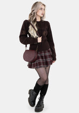 Nyelle Witches Knot Debossed Circle Bag