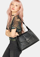 Trogan Rivet Buckle Shoulder Bag