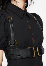Agatha Cut Out Side Detail Harness