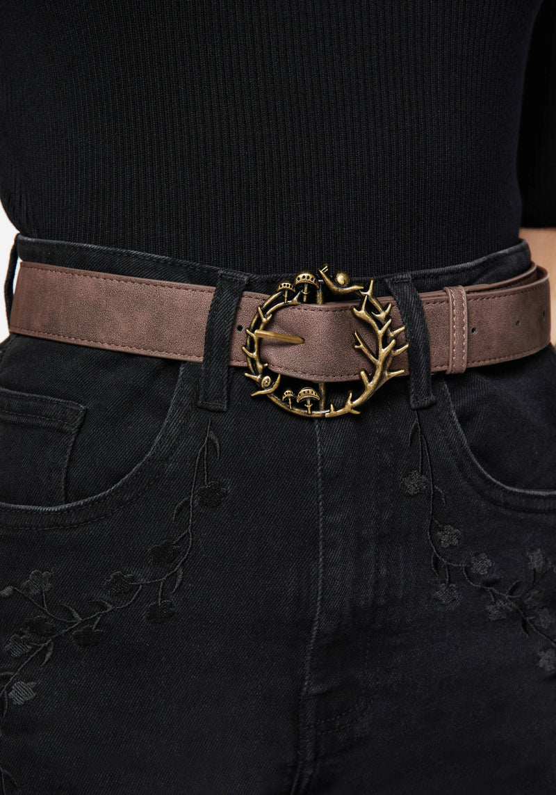 Eira Mushroom Buckle Belt