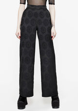 Semine Celestial Printed Wide Leg Trousers