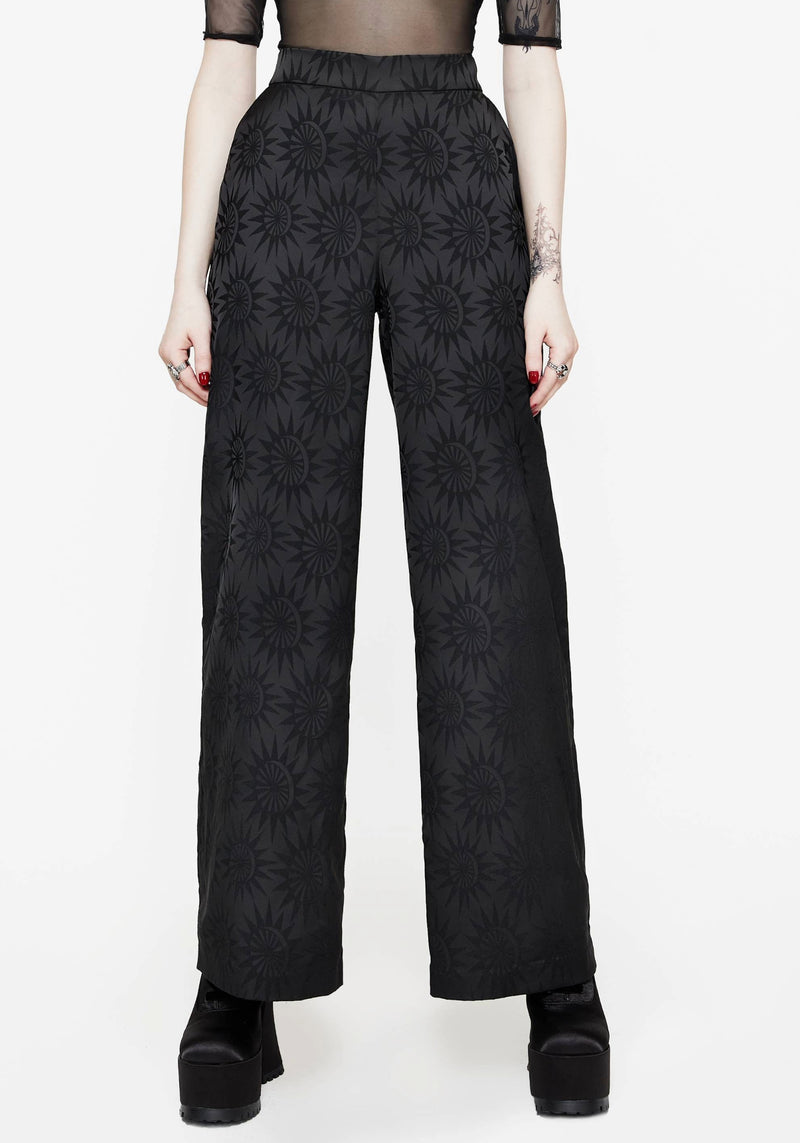 Semine Celestial Printed Wide Leg Trousers