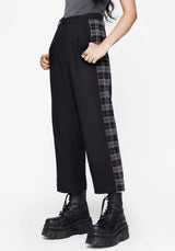 Plutone Spliced Check Straight Leg Trouser