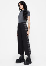 Plutone Spliced Check Straight Leg Trouser