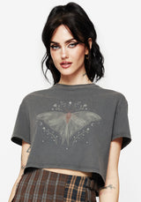Drift Cotton-Blend Jersey Cropped T-Shirt